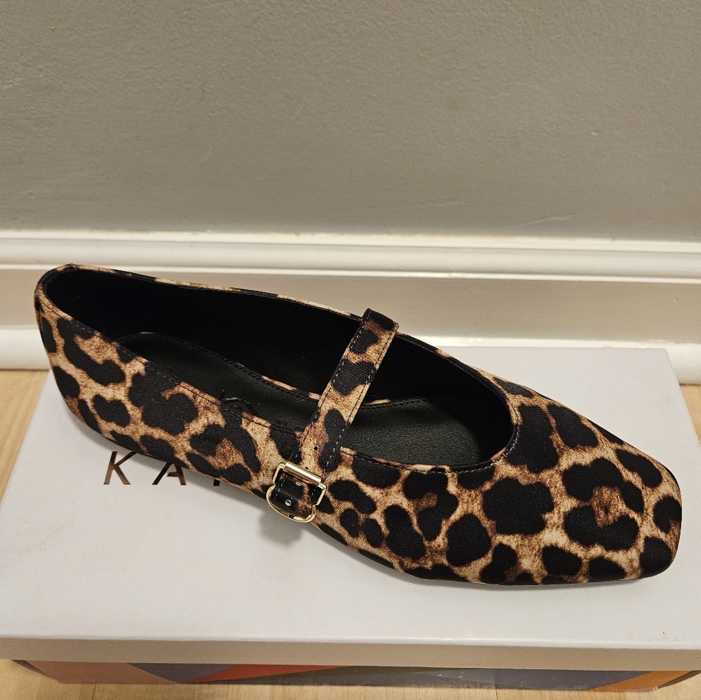 Katy Perry Leopard Print Mary Jane Flats